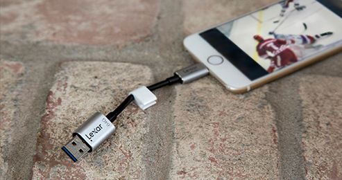 Lexar JumpDrive C25i iphone branchement